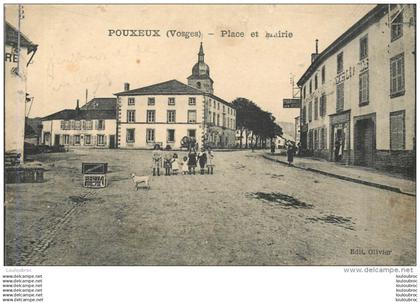 POUXEUX ELOYES PLACE ET MAIRIE