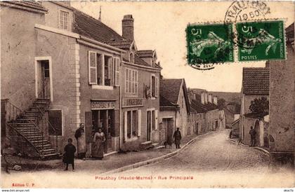 CPA Prauthoy Rue Principale (1275435)