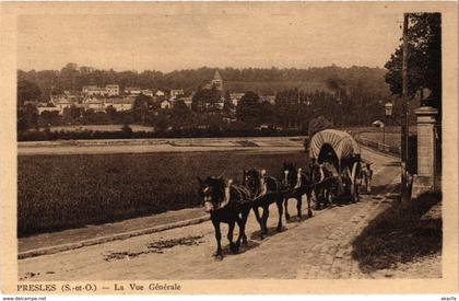 CPA PRESLES - La Vue générale (106999)