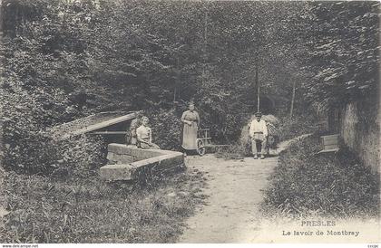 CPA Presles Le Lavoir de Monbray