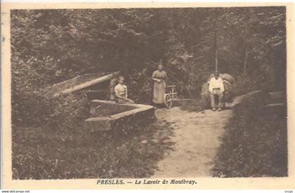 CPA Presles Le Lavoir de Montbray