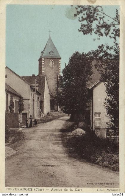 Préveranges - avenue de la gare