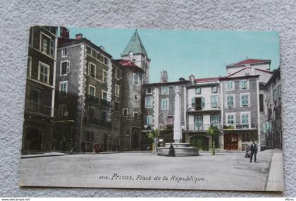 G861, Privas, place de la République, Ardèche 07