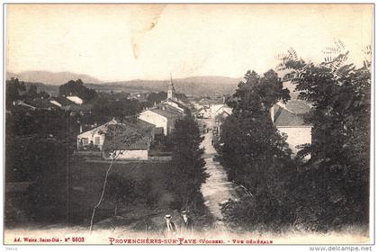 Carte Postale Ancienne de PROVENCHERES sur FAVE