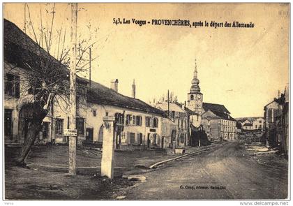 Carte Postale Ancienne de PROVENCHERES sur FAVE