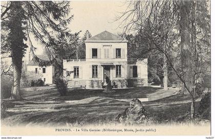 Provins - La Villa Garnier (Bibliothèque, Musée, Jardin public)