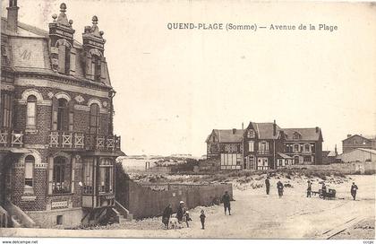 CPA Quend-Plage Avenue de la Plage