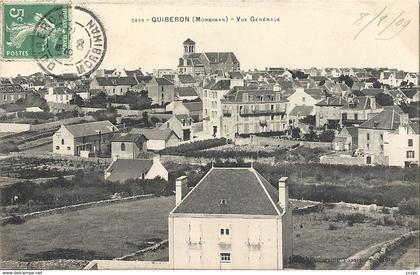 CPA Quiberon vue générale