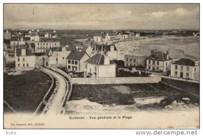 QUIBERON VUE GENERALE ET LA PLAGE