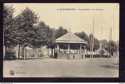 CPA 59 - QUIEVRECHAIN - GRANDE PLACE - LE KIOSQUE