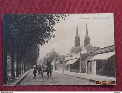 CPA - Quimper - Boulevard de l'Odet