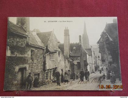 CPA - Quimper - La Rue Royale