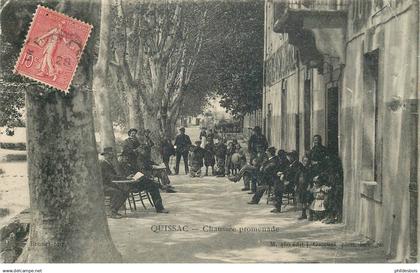 GARD  QUISSAC chaussée promenade