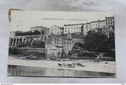 Cpa 1922, Rabastens, les bords du Tarn, Tarn 81