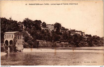 CPA Rabastens Le Barrage et l'Usine electrique FRANCE (1016424)