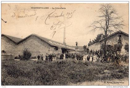 RAMBERVILLERS LA CRISTALLERIE TRES ANIMEE