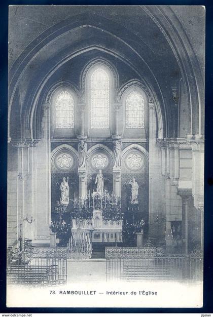 cpa du 78 Rambouillet intérieur de l' église  SEP17-58