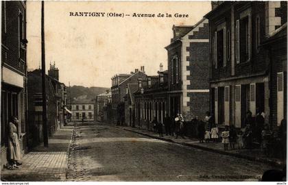 CPA RANTIGNY - Avenue de la Gare (259456)