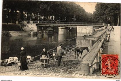 CPA REDON-Le pont tournant (265225)