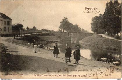 CPA REDON-St Nicolas de REDON-Pont sur le canal (265241)