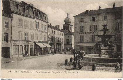 CPA REMIREMONT - La fontaine du dauphin (119747)