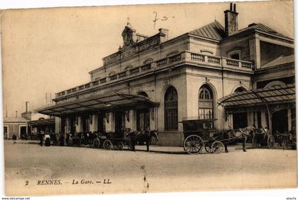 CPA RENNES-La Gare (265179)