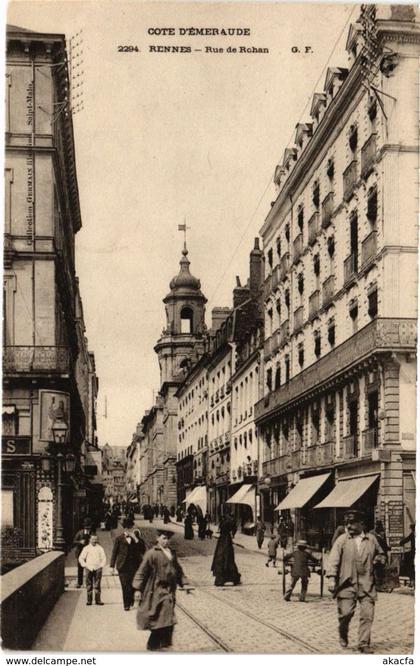 CPA RENNES-Rue de Rohan (265146)