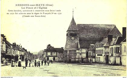 Carte POSTALE  Ancienne  de    RESSONS sur MATZ