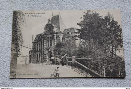 Cpa 1921, Rethel, le tribunal, Ardennes