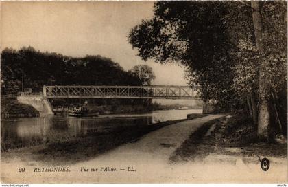 CPA RETHONDES - Vue sur l'Aisne (423254)