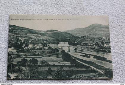 Retournac, les Ribes et le pont sur la Loire, haute Loire 43