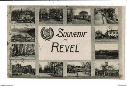 CPA Carte Postale-FRANCE-Souvenir de Revel-Multi vues VM12372