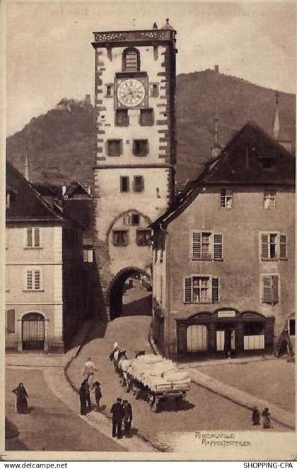 68 - Ribeauville - Rappoltsweiler - Porte de Ribeauville - attelage - habitant