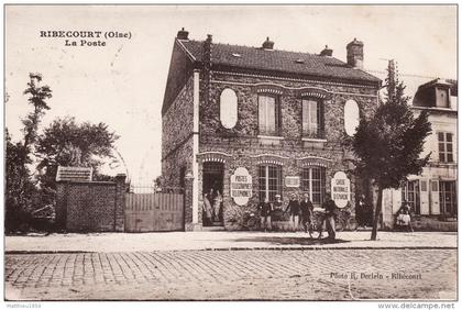 CPA 1930 RIBECOURT-DRESLINCOURT - la poste (A51)