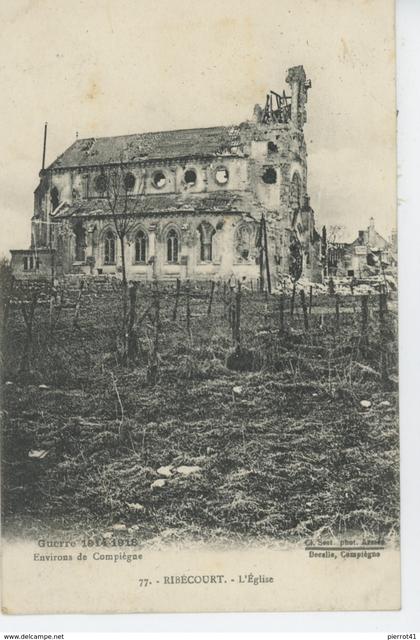 RIBECOURT - L' Eglise