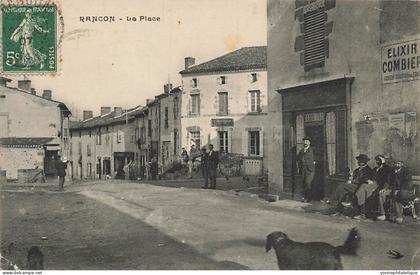 87 - HAUTE-VIENNE - RANCON - la place - 10418