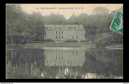 91 - Ris Orangis - Château du Ris - CPA - Oblitération de 1909 - Voir Scans Recto-Verso