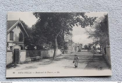 Cpa 1922, Riva Bella, boulevard de France, Calvados 14