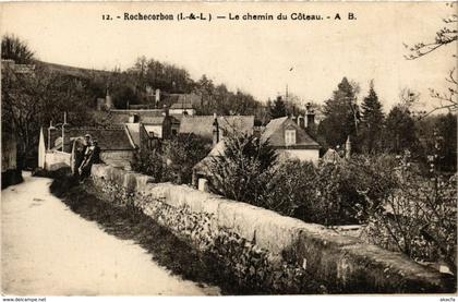 CPA ROCHECORBON - Le chemin du Coteau (253543)