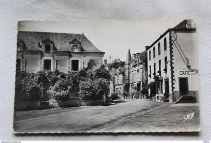 Cpsm, Rochefort en Terre, la grande rue, Morbihan 56