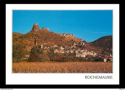 07 - Rochemaure - Le village - Vue Générale - CPM - Voir Scans Recto-Verso