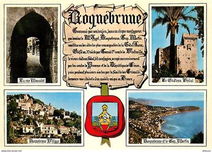 06 - Roquebrune - Cap Martin - Multivues - Blasons - CPM - Carte Neuve - Voir Scans Recto-Verso