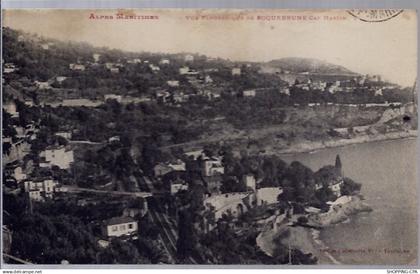 06 - Roquebrune cap Martin  - Vue panoramique - Voyagé - Dos divisé...