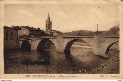 CPA ROQUECOURBE Le Pont sur l'Agout (1087623)