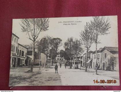 CPA - Roquefort - Place du Pijorin