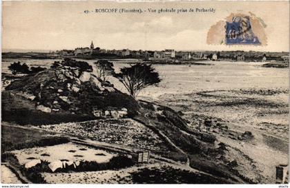 CPA Roscoff- vue generale FRANCE (1026203)