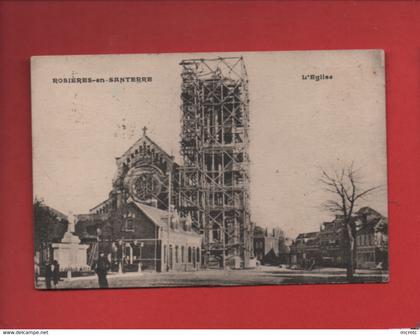 CPA -   Rosières en Santerre  -  L'église