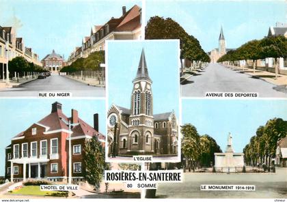 ROSIERES EN SANTERRE CARTE MULTIVUES