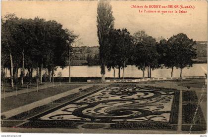 CPA ROSNY-sur-SEINE Chateau - Le Parterre et Vue sur la Seine (1386171)