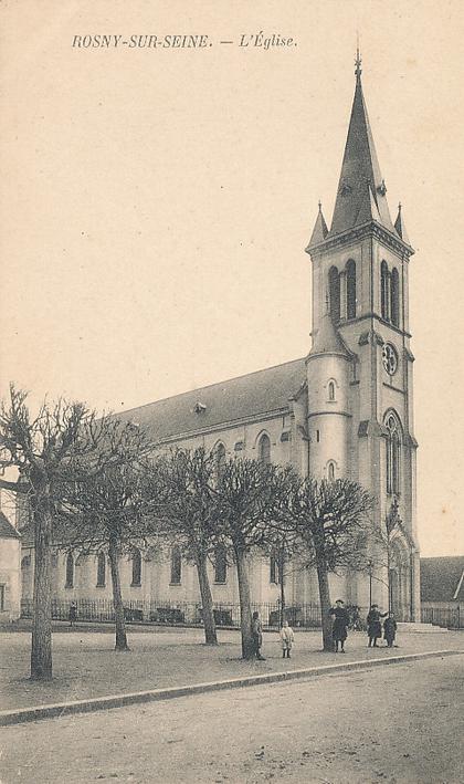 V 494 / ROSNY SUR SEINE  (78)   L' EGLISE